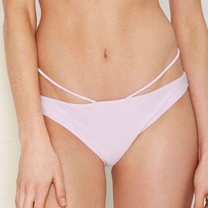 🆕 Nasty Gal strappy pink bikini bottom
